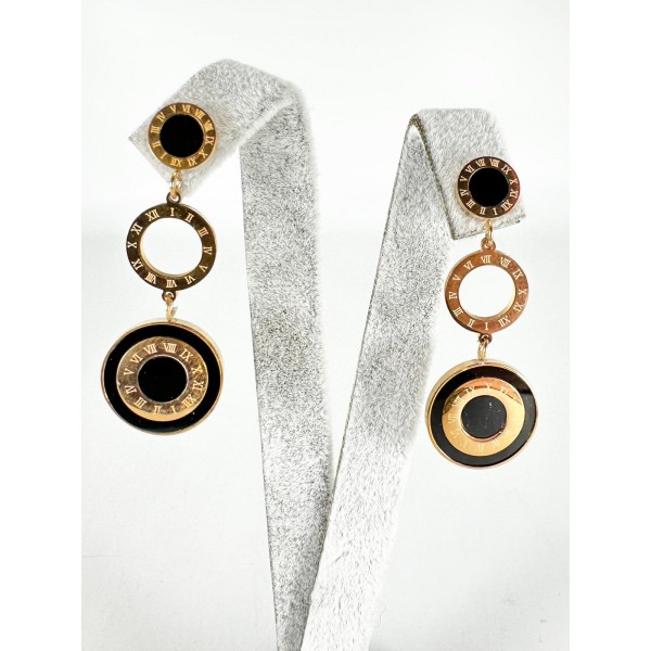 Rose Halka Detaylı Küpe Rose Halka Detaylı Küpe